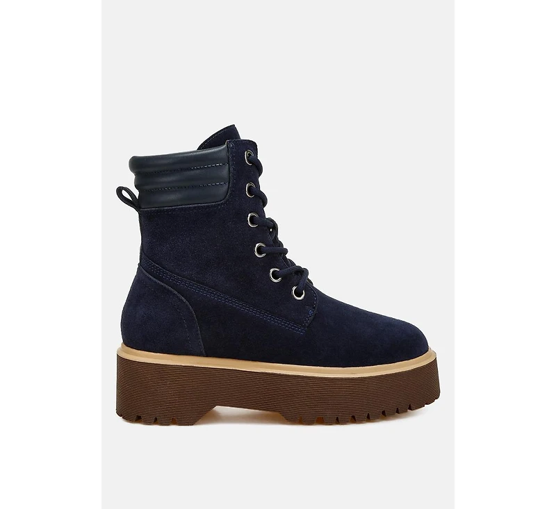 Parula High Ankle Suede Boots