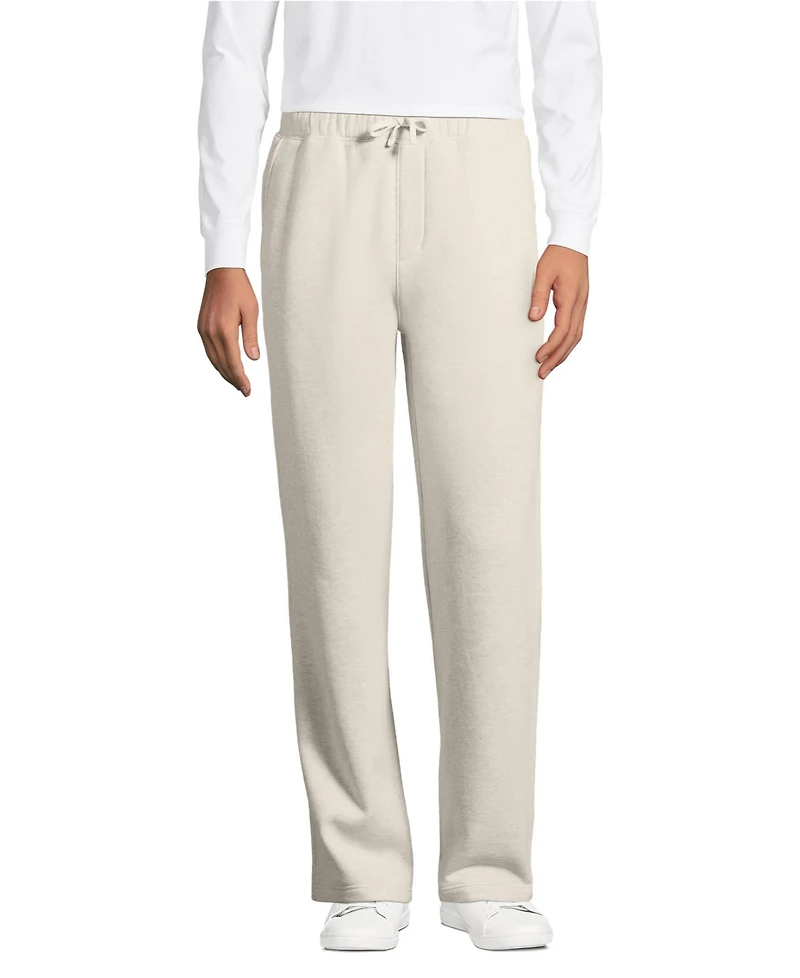 Lands' End Men's Serious Sweats Wide Leg Pant