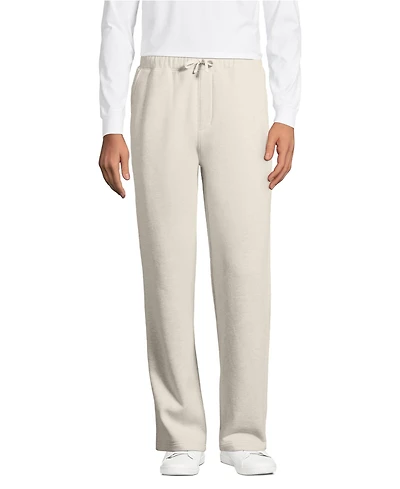Lands' End Men's Serious Sweats Wide Leg Pant