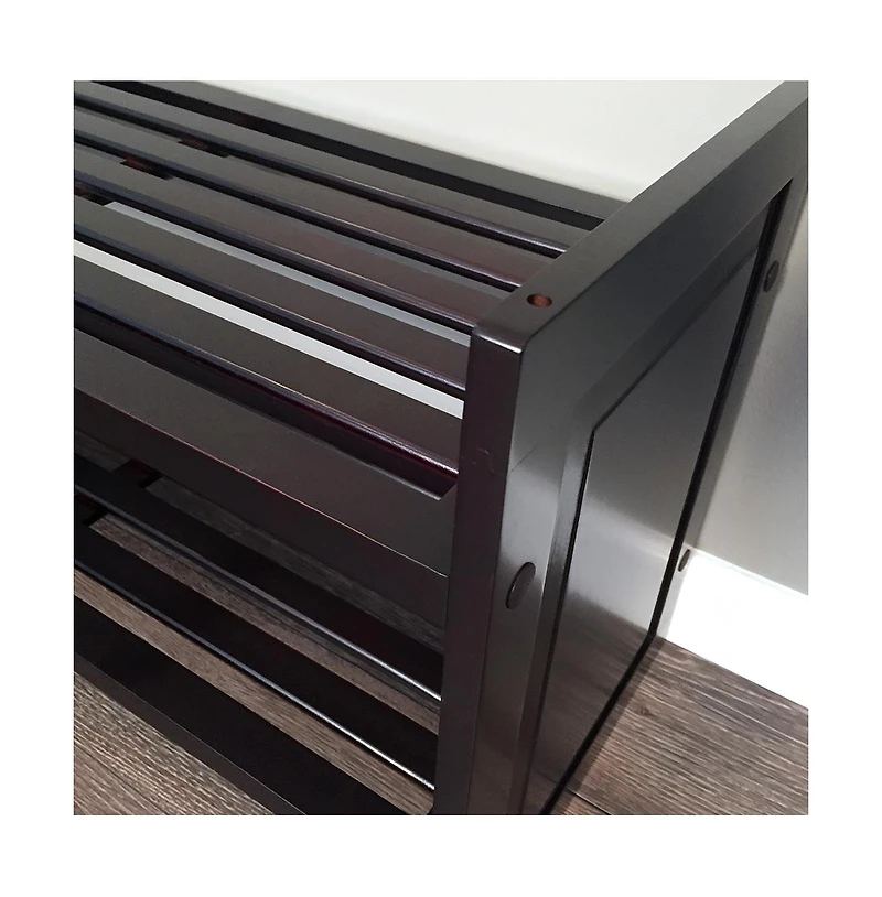 John Louis Home Solid Wood Storage Rack