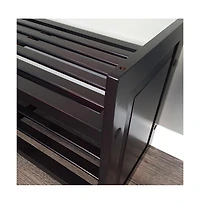 John Louis Home Solid Wood Storage Rack