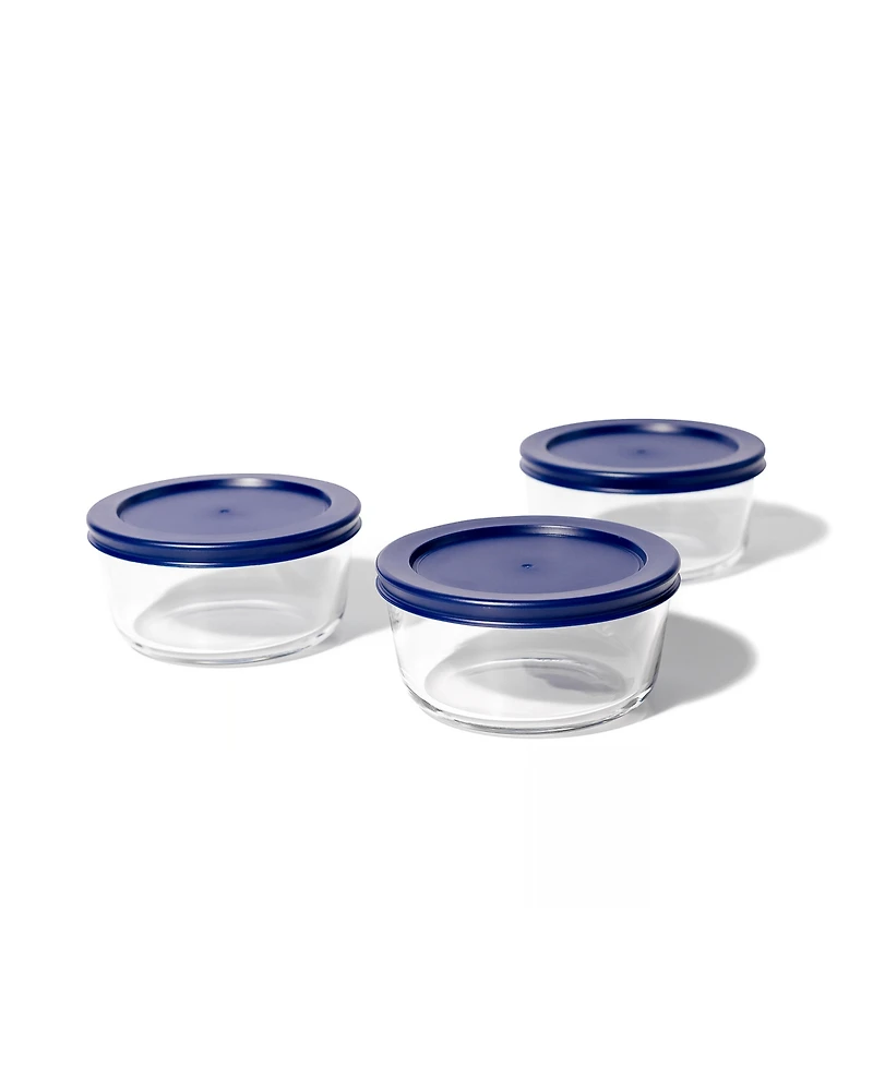 Dura Living -Piece Cup Round Food Storage and Meal Prep Container Set