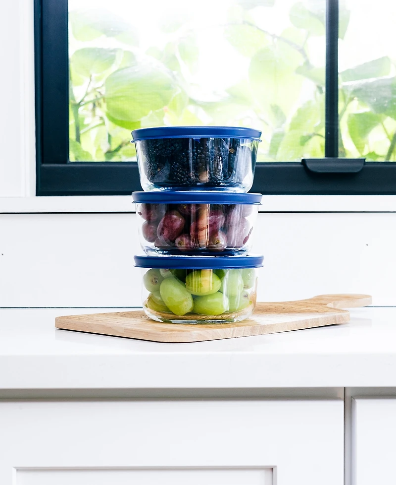 Dura Living -Piece Cup Round Food Storage and Meal Prep Container Set