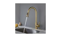 Slickblue Kitchen Faucet with Pull-Out Spray for Versatile Functionality and Effortless Cleaning