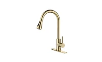 Slickblue Kitchen Faucet with Pull-Out Spray for Versatile Functionality and Effortless Cleaning