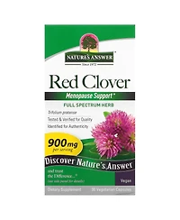 Nature's Answer Red Clover 900 mg - 90 Vegetarian Capsules (450 mg per Capsule)