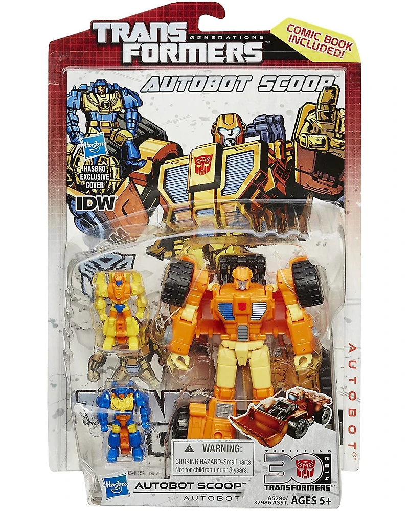 Transformers Deluxe Class Scoop | Transformers Generations Thrilling 30