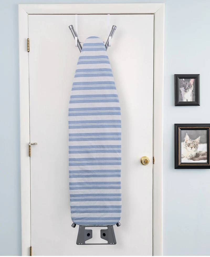 Seymour Home Products Adjustable Height, 4 Leg Ironing Board with Mesh Top and Iron Rest