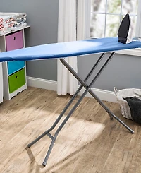 Seymour Home Products Adjustable Height, 4 Leg Ironing Board with Mesh Top and Iron Rest
