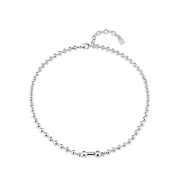 UNOde50 Sterling Silver Cylindrical Charm Necklace