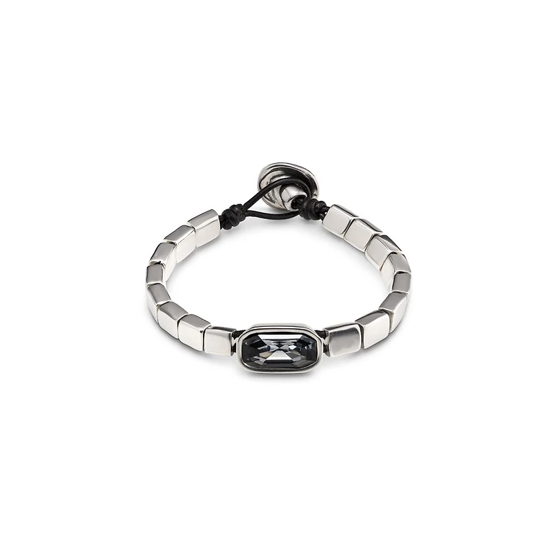 UNOde50 Sterling Silver Plated Metal Alloy Central Box Bracelet