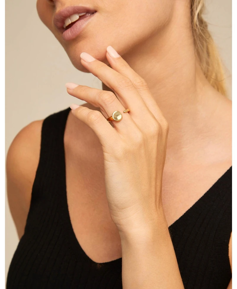 UNOde50 Twisted Nail Form Metal Alloy Ring