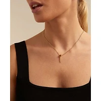 UNOde50 18k Gold-Plated Metal Alloy Nail Form Necklace