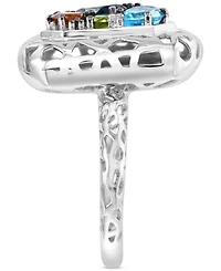 Effy Multi-Gemstone Cluster Ring (2-1/3 ct. t.w.) in Sterling Silver