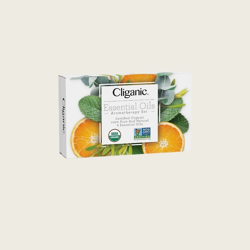 Organic Aromatherapy Set (Top 4 Essential Oils)
