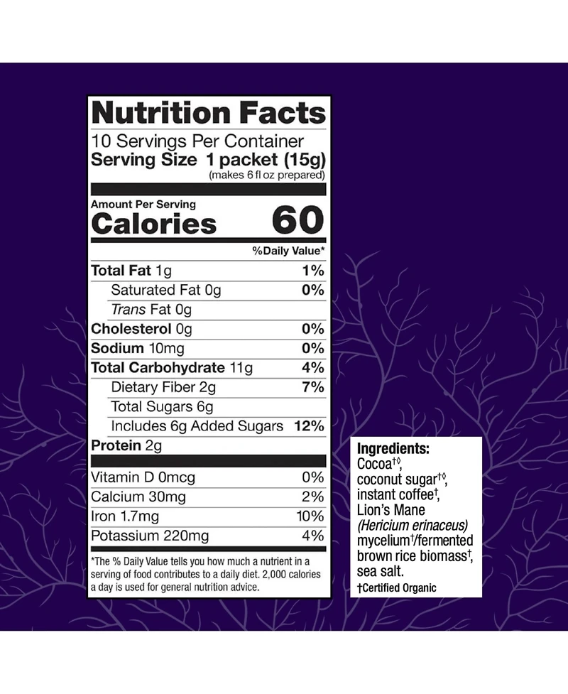 Host Defense MycoBrew Mocha - Mocha Drink Mix - Mocha Powder Includes Lion's Mane Mushroom