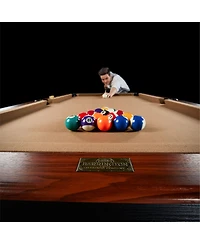 Barrington Billiards 7.5' Belmont Drop Pocket Table w/Pool Ball & Cue Stick Set