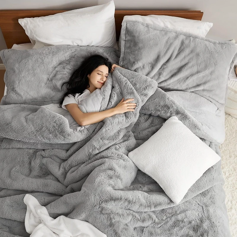 Chunky Bunny - Coma Inducer Oversized Comforter Set - Glacier Gray