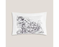 Togas Goranna Sham - Queen purple-white