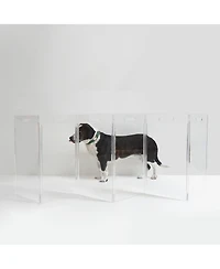 Hiddin Low Pet Gate Zig Zag Options 8 panel