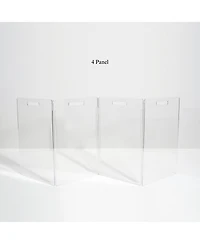 Hiddin Low Pet Gate Zig Zag Options 4 panel