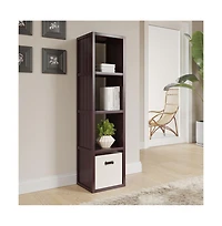John Louis Home Solid Wood 4 Tall Cube Organizer