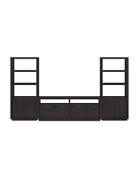 Furniture Tivie 74" Media 3 Pc Console Set