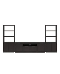 Furniture Tivie 84" Media 3 Pc Console Set