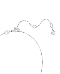 Swarovski Round Cut, Sphere and Cube, White, Rhodium Plated Dextera Pendant Necklace