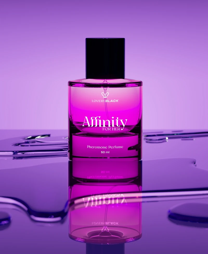 Lovery Black Affinity For Her Pheromone Perfume, 1.7 oz.