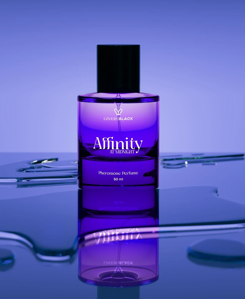 Lovery Black Affinity At Midnight Pheromone Perfume, 1.7 oz.