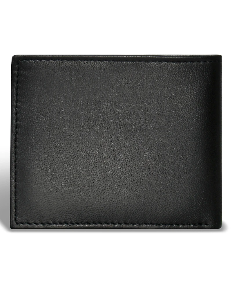 Champs Men's Classic Collection Leather Top-Wing Wallet