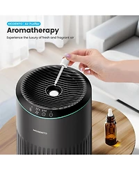 Morento Small Hepa Air Purifier for Home with Fragrance Sponge, Up to 225 Sqft