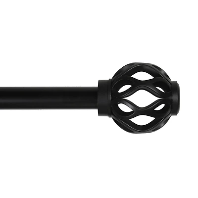 Kenney Ashford 1-Inch Premium Decorative Curtain Rod for Stylish Home Decor