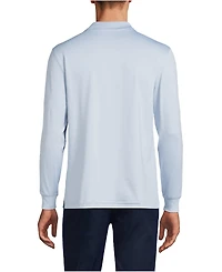Lands' End School Uniform Men's Long Sleeve Rapid Dry Polo Shirt