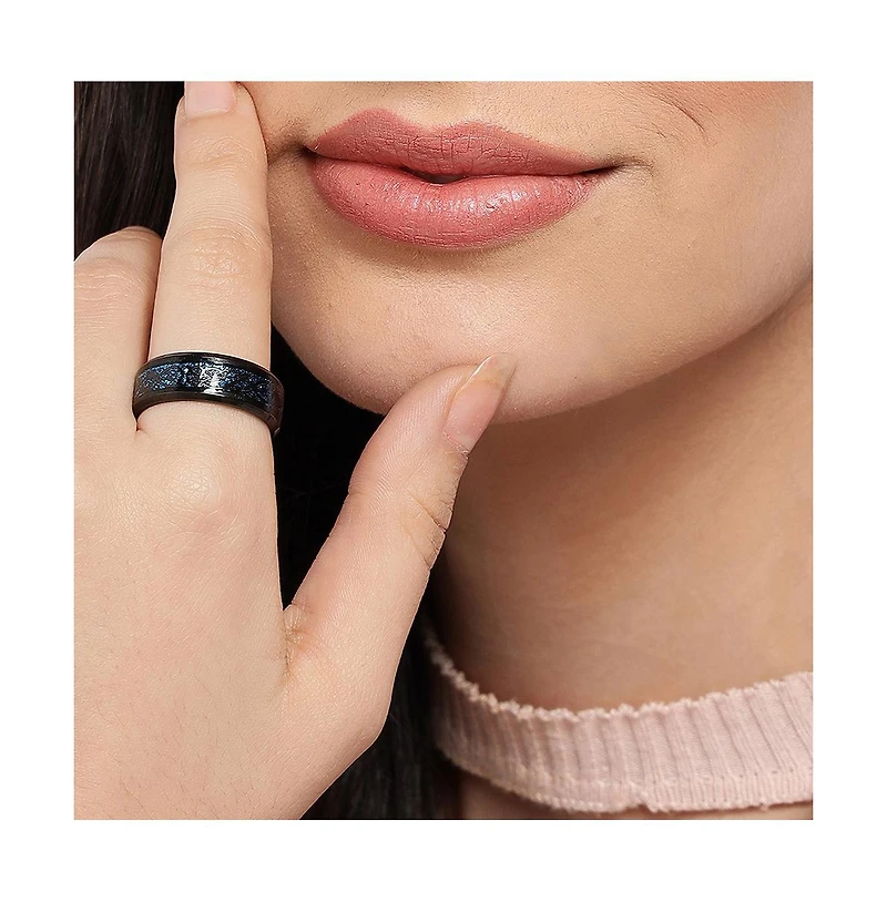 Sohi Women's Textured Finger Ring