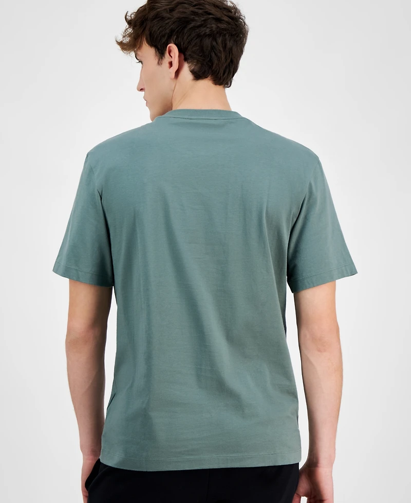 Hugo by Hugo Boss Men's Detori Regular-Fit Logo Embossed Graphic T-Shirt, Exclusively at Macy's