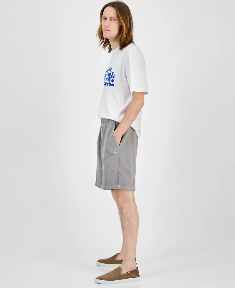 Hugo by Boss Men's Nuralpo Elastic Waist French Terry 7-2/3" Shorts