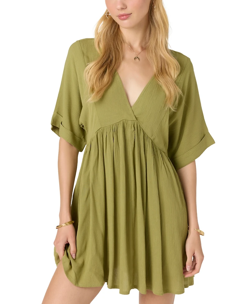 O'Neill Juniors' Rosemary Essential Woven Mini Dress