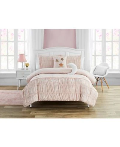 Alex Bella Celestial Princess Pink 4 Piece Microfiber Comforter Set