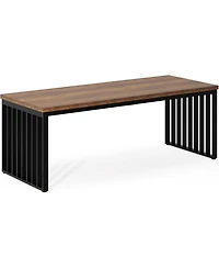 Tribesigns 6.56 ft Conference Table for 6-8 People,Industrial Long Business Table, Large Rectangle Meeting Seminar Table