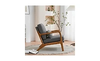 Slickblue Upholstered Single Lounge Chair, Stylish Indoor Accent Chair for Living Room
