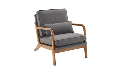 Slickblue Upholstered Single Lounge Chair, Stylish Indoor Accent Chair for Living Room