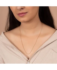 Bling Jewelry Fine Italian Rolo Link Cable Chain Necklace 14K Yellow Plated Silver 16-24 Inch