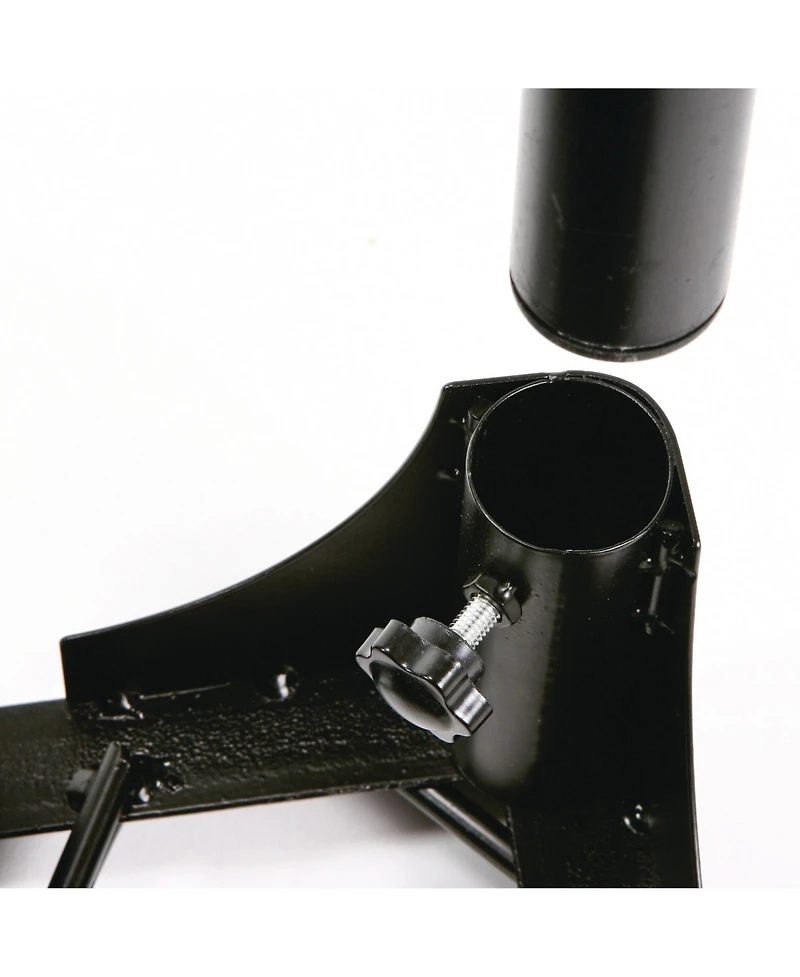 Stansport 2-Burner Base Camp Stove with Cast Iron Burners and Stand