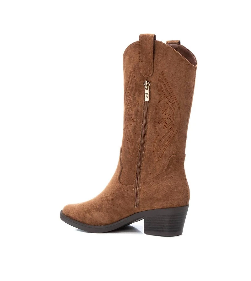 Women's Italian Western Suede Boots By Xti