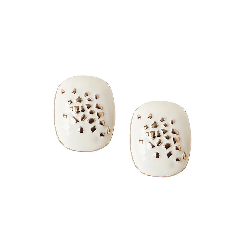 Sohi Women's The Aureate Stud Earrings