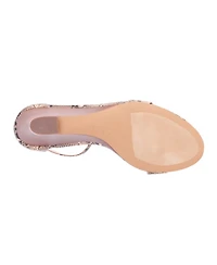 Sharona Women's Ankle Wrap Wedge Sandals