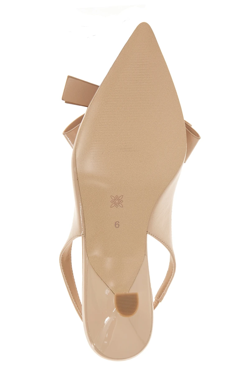 BCBGeneration Women's Kasti Slingback Kitten-Heel Bow Pumps