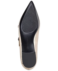 Karl Lagerfeld Paris Women's Veyda Mary Jane Pointed Toe Flats